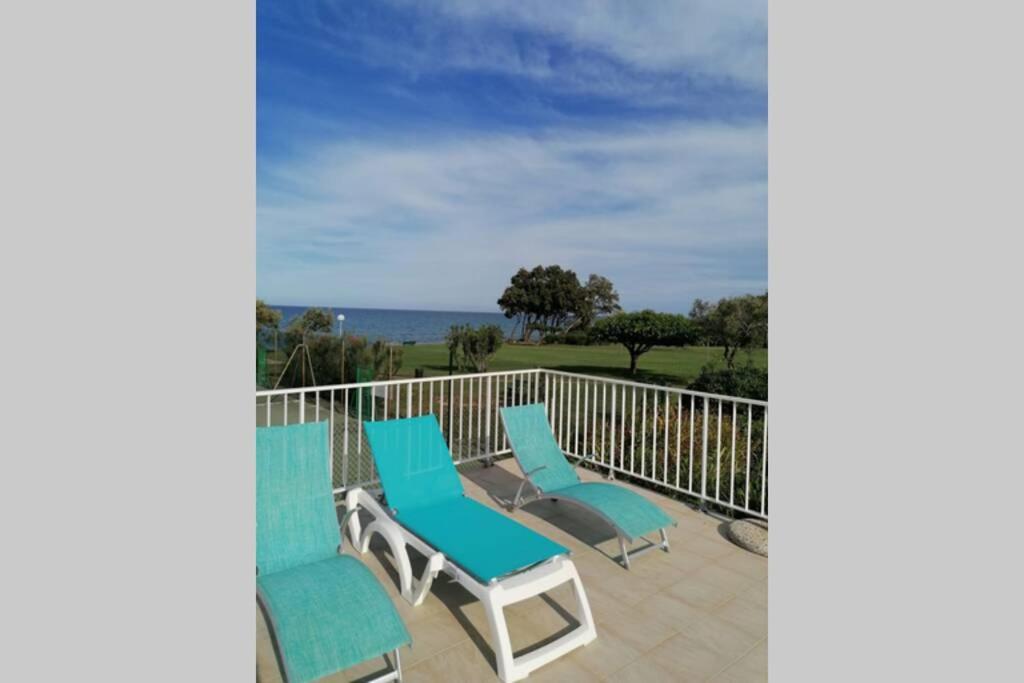 Studio 4 Personnes Bord De Mer Avec Piscine Wifi Cervione Exteriér fotografie